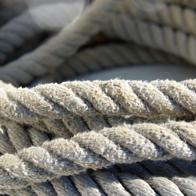 rope, lot of, marine
